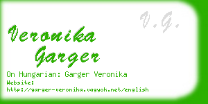 veronika garger business card